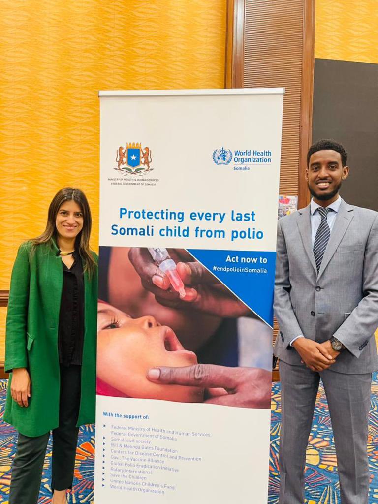 MMCaddow's tweet photo. Polio Meeting concluded today, 100-150 attendees over the 3 days from @MoH_Somalia , @unicefsomalia, @WHOSom ,@SaveChildrenSO and PMGF. Interesting talks and discussions showing the  commitment toward ending polio in Somalia 🇸🇴.Thank to @AbikarDr for your strong Leadership 👊🏿👊🏿. https://t.co/41aPe5X2E2
