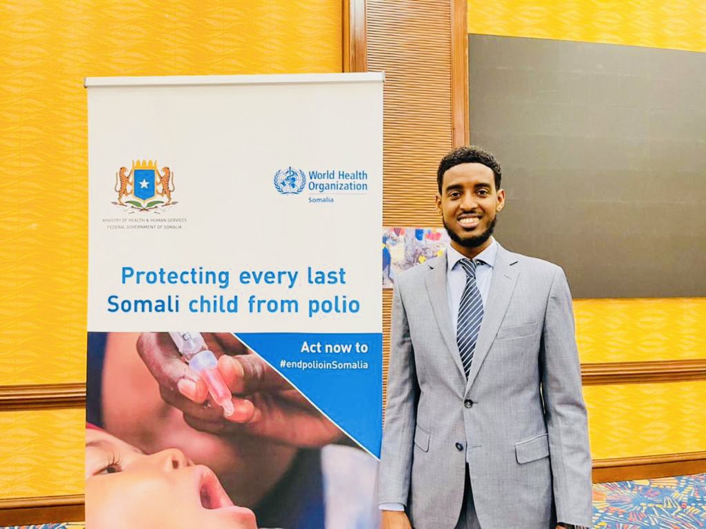 MMCaddow's tweet photo. Polio Meeting concluded today, 100-150 attendees over the 3 days from @MoH_Somalia , @unicefsomalia, @WHOSom ,@SaveChildrenSO and PMGF. Interesting talks and discussions showing the  commitment toward ending polio in Somalia 🇸🇴.Thank to @AbikarDr for your strong Leadership 👊🏿👊🏿. https://t.co/41aPe5X2E2