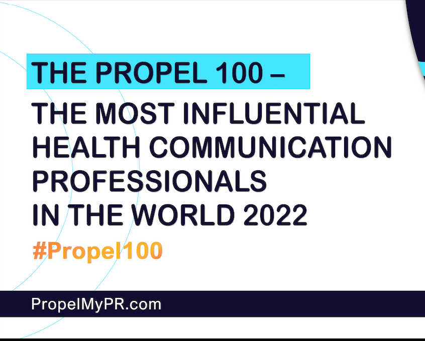 PropelPRM's tweet photo. The latest #Propel100 is finally here!!🎊🤩

Today, we’re celebrating 100 of the most influential health communication pros in the world. 🌎

Come find out who's using revolutionary #PR tactics to change peoples' lives today!

#Propel100 #HealthComms

​​https://t.co/mJNBkErxms https://t.co/OBAldBuWPs