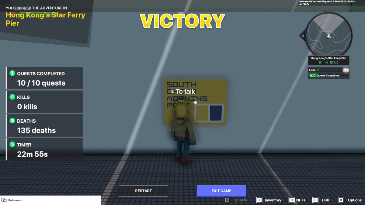 LOU1Zx's tweet photo. @Indexgamehk @TheSandboxGame 10/10 quests VICTORY
@MIDOLIx @melon1720 @terry39564698 https://t.co/rU1UUPrBEN
