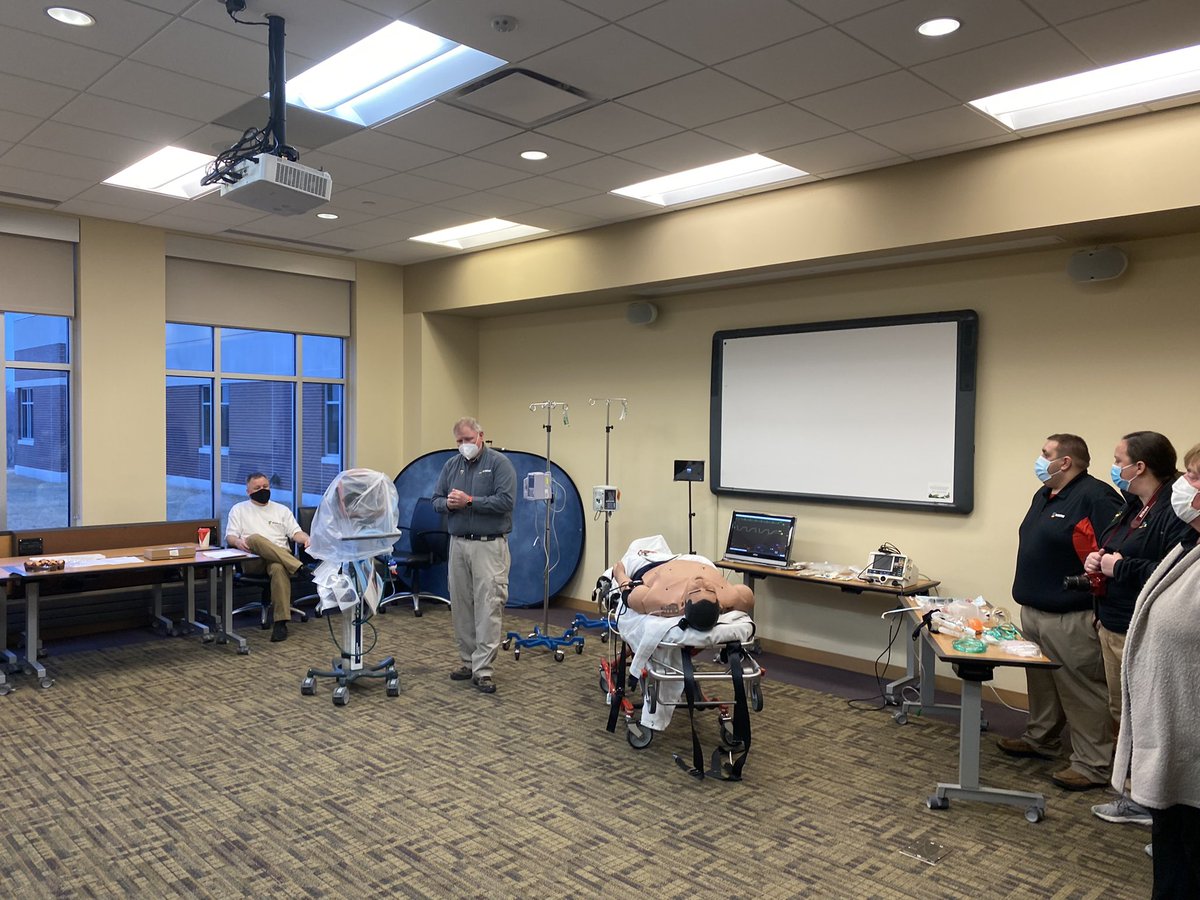 SimInMotionIA's tweet photo. Enjoying learning the operational side of SIM-IA from Simulation in Motion-NE staff today in Denison, Iowa! #SIMIA #IowaEMS #SIMNE #IowaHealthcare #IowaNursing https://t.co/HjLBVabHRQ