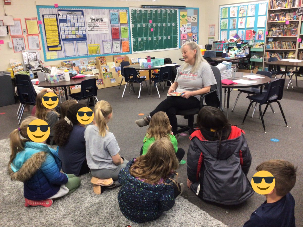 lmuellerTMP's tweet photo. Full circle moment when my very own 3rd grade teacher came to read to my current 3rd grade class.  I have wonderful memories of Mrs. Wehmeyer at Parkade Elementary school. #cpsbest #ReadingWeek #cpsLegacy #3rdgrade https://t.co/SniowSAKwC