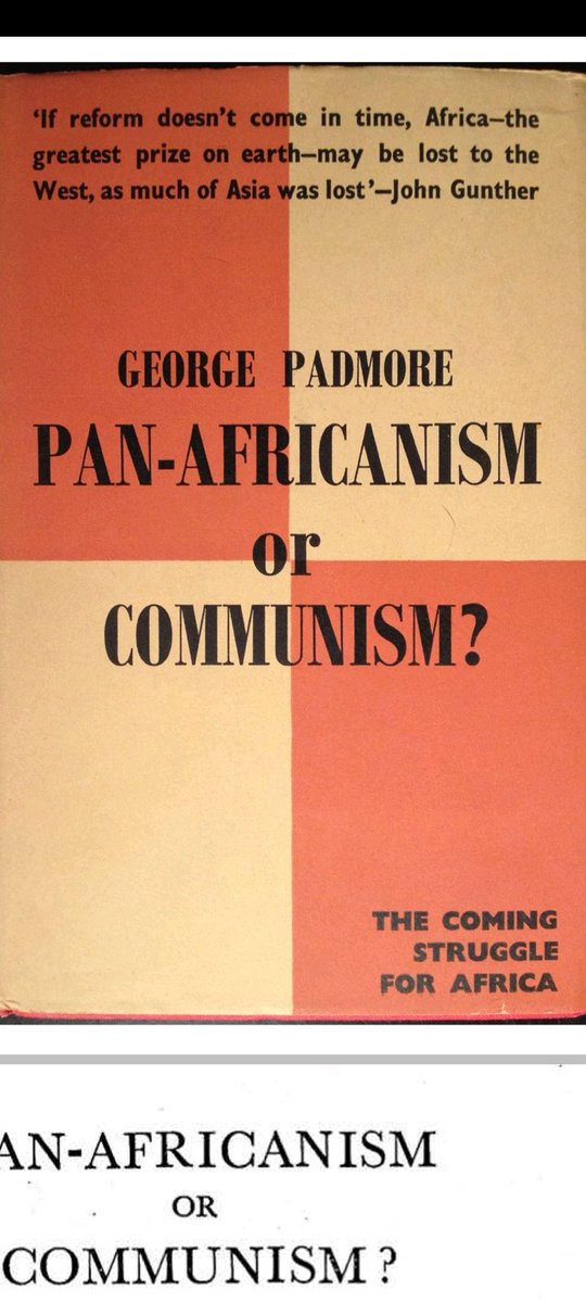 PAAmovement's tweet photo. PAN AFRICANISM or COMMUNISM The coming struggle for Africa 🔥! Well its no longer coming, that major struggle is here. Afrika, again, at one of the most decisive crossroads  in history. Which turn will Afrika take? What will be the impacts?This is George Padmore writing in 1956! https://t.co/A4vGuCcFqx