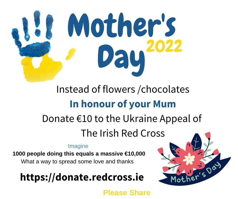 offaly_it_train's tweet photo. I, along with everyone is deeply distressed by the flight &amp; plight of 1000’s in #Ukraine. I’m asking my family to donate to the #irishredcross #ukraine appeal. If you are interested or know of others who may like to do this, please share 🙏🏻 
https://t.co/zy09SIXcCI https://t.co/BUlR46SSJg