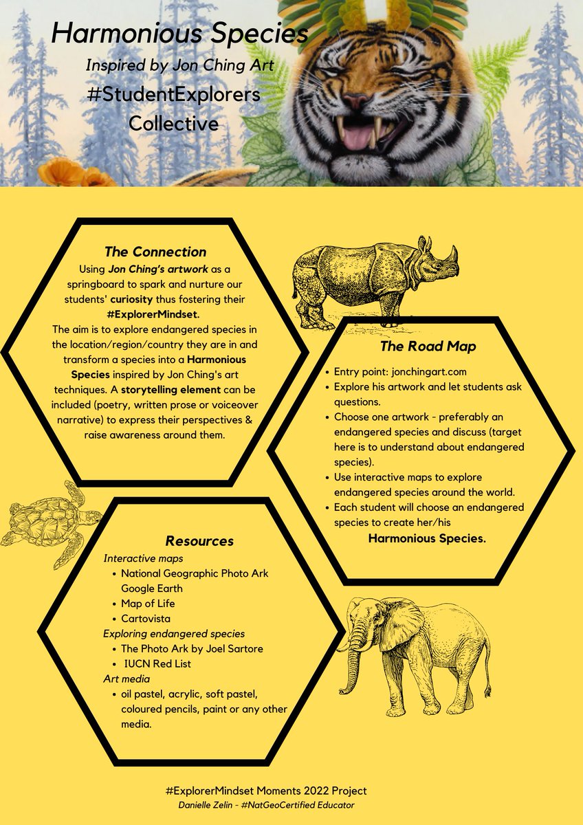 LSKlearning's tweet image. #HarmoniousSpecies Project with Tween #StudentExplorers
🌿Exploring local endemic &amp;amp; endangered species
🔎Endangered Species - What are the causes?
👉#ClimateChange project next
The #HarmoniousSpecies Project:issuu.com/daniellez9/doc…
#ExplorerMindset Moments 2022💙💛