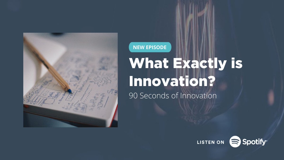 ebaiya's tweet photo. Don't miss the latest #90SecondsofInnovation. I'm taking a close look at the definition of innovation and why it matters for you.
https://t.co/Vbfg6mlPgL https://t.co/FK7qChsb3l
