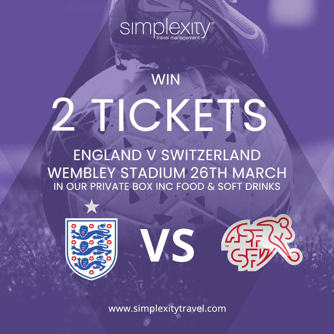 #WIN - Six couples will have the chance to enjoy <a href="/England/">England</a> v Switzerland at <a href="/wembleystadium/">Wembley Stadium</a> on 26.03 from our private box. 

To enter simply..
1. FOLLOW our page
2. RETWEET THIS TWEET 

Full terms: bit.ly/3D3C6vN Closes 25.03

#competition #competitiontime #giveaway #RT