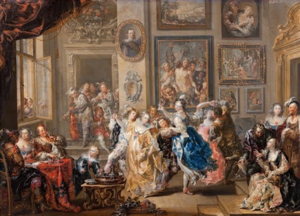 rvartparallels's tweet photo. Red Velvet as "Palace Interior with Dancing Scene" by Johann Georg Platzer (1730-1735)

#The_ReVe_Festival_2022
#Feel_My_Rhythm #필마이리듬
#레드벨벳 #RedVelvet @RVsmtown https://t.co/UYM7JC6sxJ