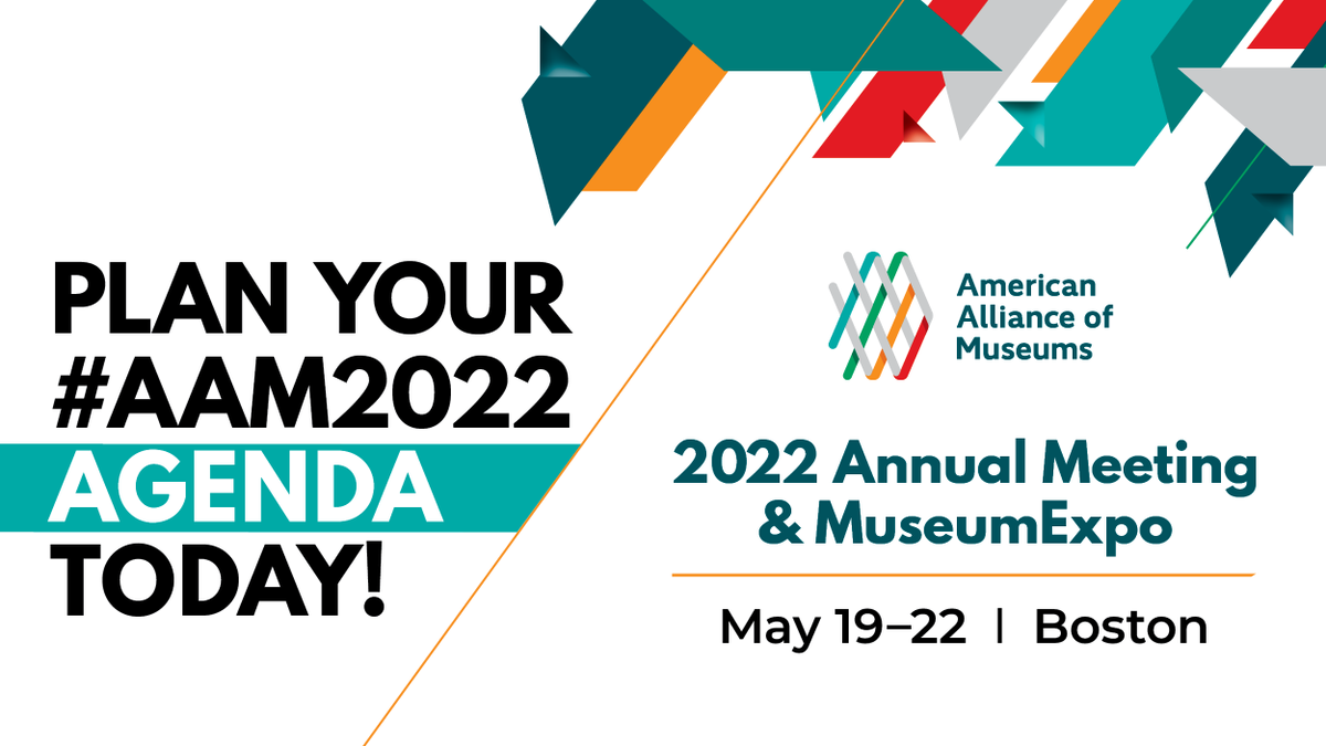 AAMers's tweet photo. Check out the preliminary program for #AAM2022. From keynotes and general sessions to events and poster presentations, start building out your #AAM2022 agenda, as you get ready to reconnect with museums colleagues in Boston!
https://t.co/3vWGCBh6h2 https://t.co/FfTy4z7ipl