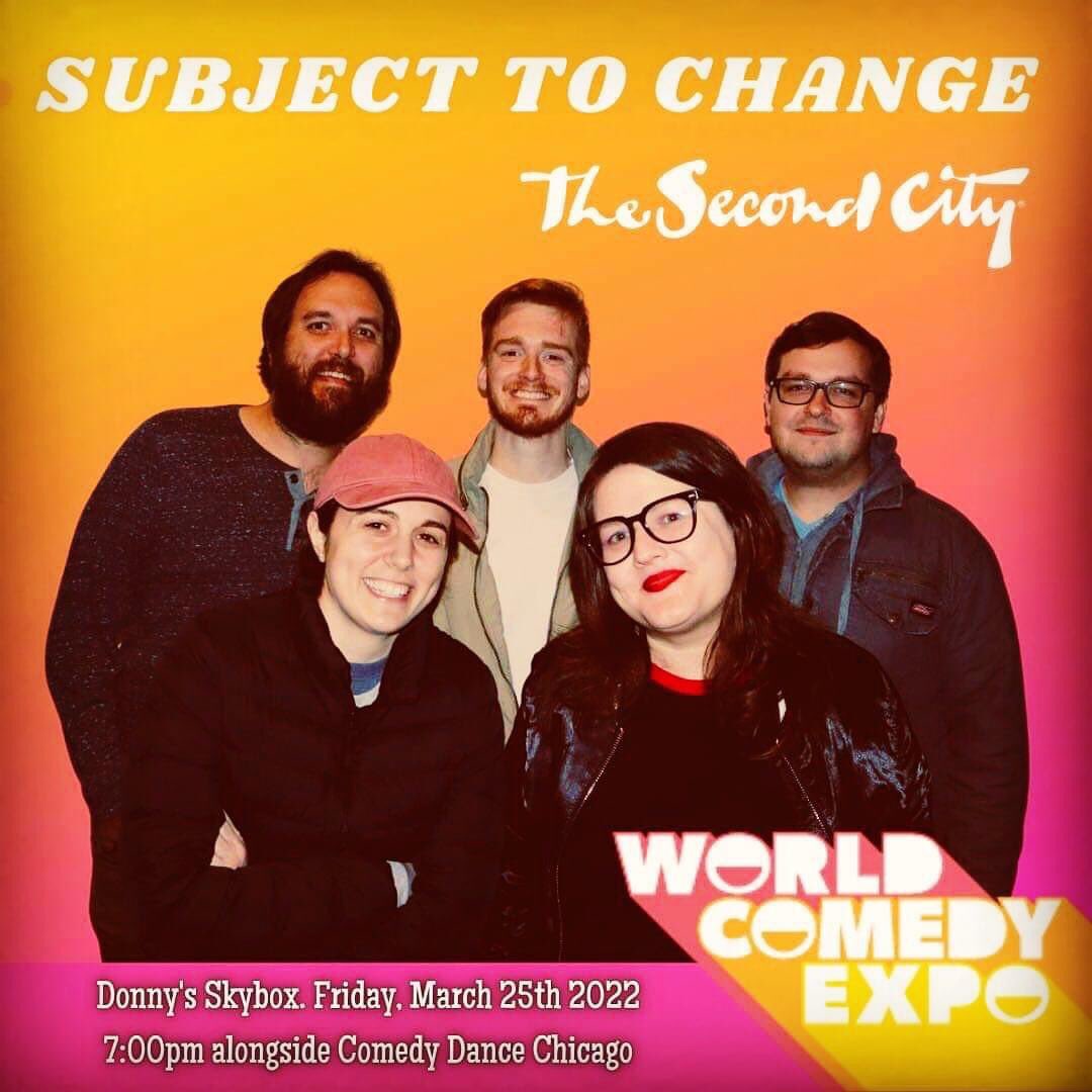 Can't wait for this Friday with at the <a href="/WorldComedyExpo/">WorldComedyExpo</a> <a href="/TheSecondCity/">The Second City</a> with Subject to Change 💕🎤