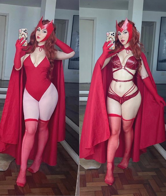 Scarlet Witch ❤️✨
Classic version and a version I made based on a fanart!
Guys, do you prefer Marvel