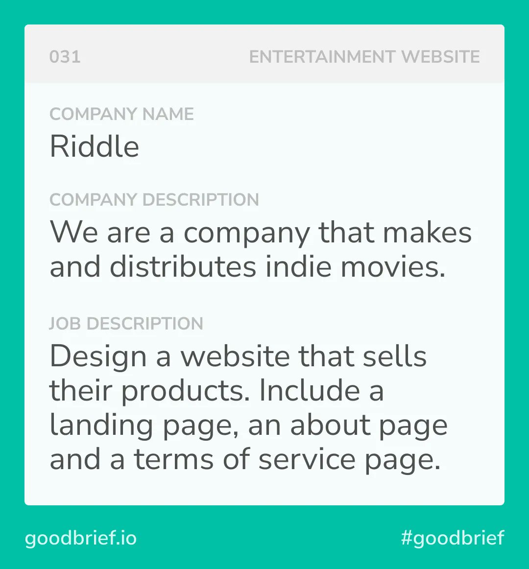 GoodBrief tweet media