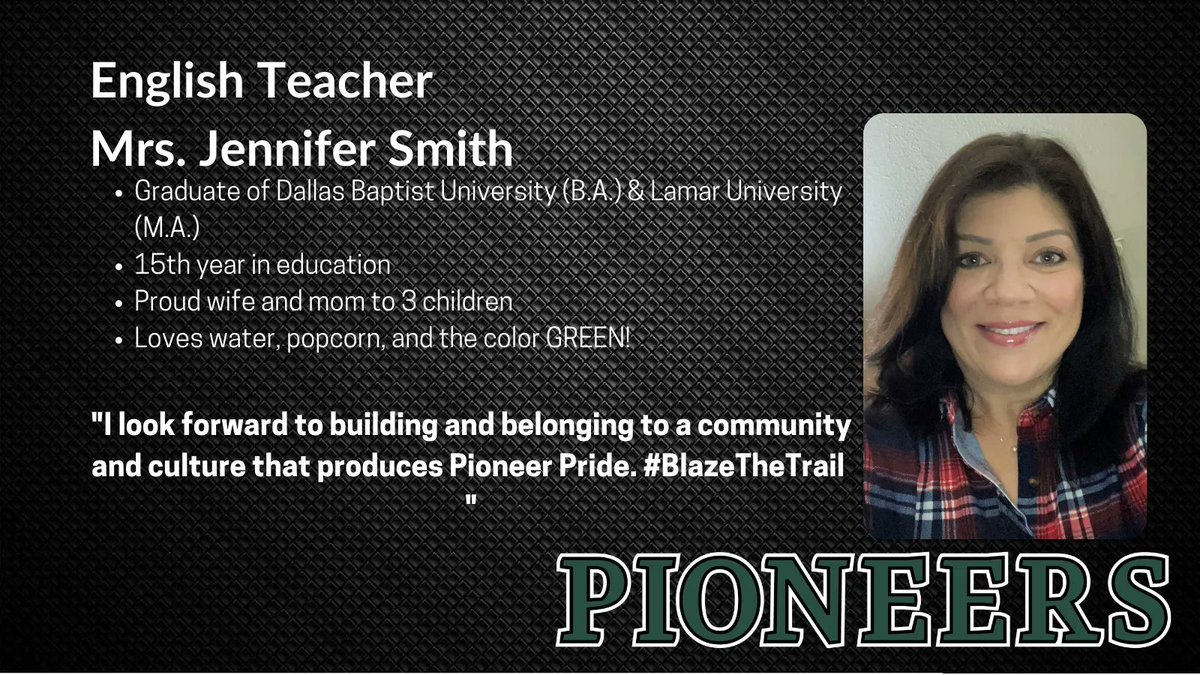 Welcome to the Pioneer team!