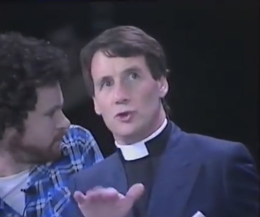 MSXTWX's tweet image. There is no requirement for being hot when you’re a priest but still our father Michael is a gift that keep on giving i guess