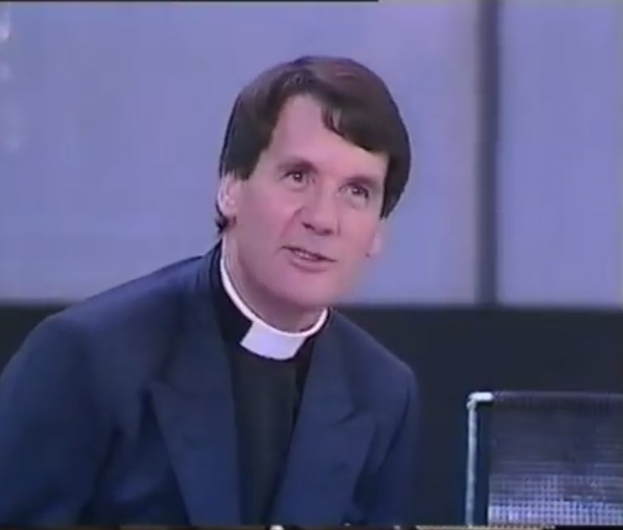 MSXTWX's tweet image. There is no requirement for being hot when you’re a priest but still our father Michael is a gift that keep on giving i guess