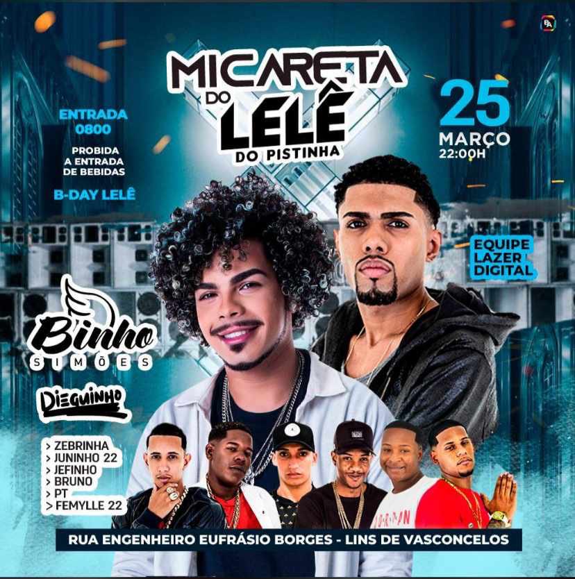 PODE SE PREPARAR QUE SEXTA FEIRA TEM BAILE DO PISTINHA..🥳🥳🥳🤯🚀🌍🐻⚒🚘🤩🚩