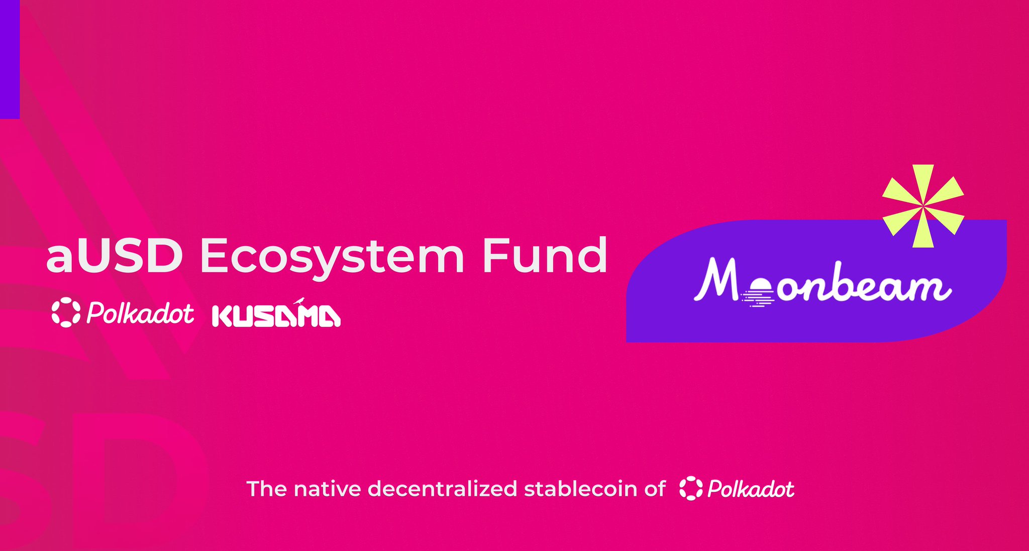 Acala on Twitter "Moonbeam is a supporting parachain in the 250M aUSD