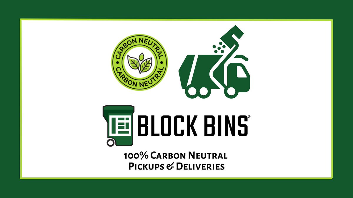 BlockBins's tweet photo. Block Bins’ carbon-neutral compost pickup service reduces your carbon footprint even further, while keeping your neighborhood cleaner! Join today at https://t.co/eHbzW4oOQr.
#blockbins #carbonneutral #carbonfootprint #zerowaste #compost https://t.co/LUoPH6PAY3