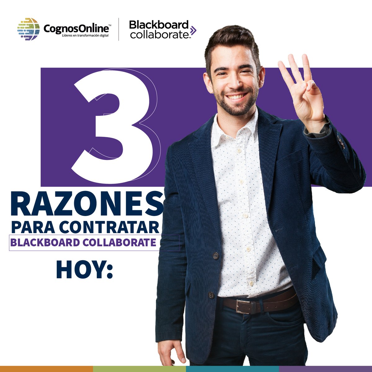 CognosOnLine's tweet image. 3⃣ razones para contratar #BlackboardCollaborate hoy.
Mejoramos la interacción online de los participantes para lograr espacios de aprendizaje más colaborativos y participativos.

Conoce más aquí. 👉 lnkd.in/dMq-Ay-3
#Blackboard #LetsAdvanceLearning #EdTech