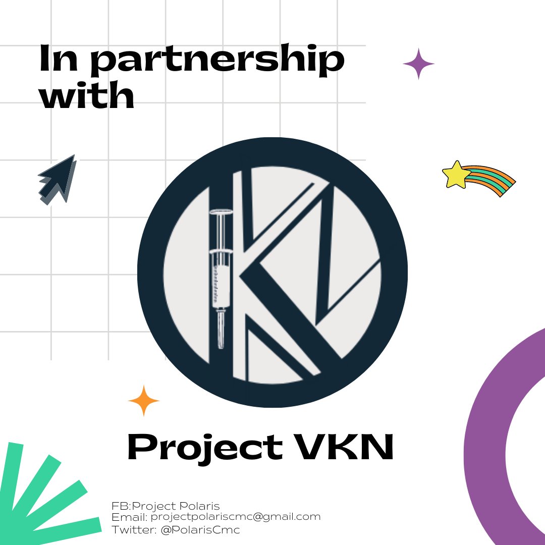 PolarisCMC's tweet photo. VACC ka ba nag-aatubili pa? Let’s fight against COVID-19 vaccine myths and misconceptions!

Project Polaris is very excited to announce another partner organization, Project VKN! https://t.co/duZtjidfL8