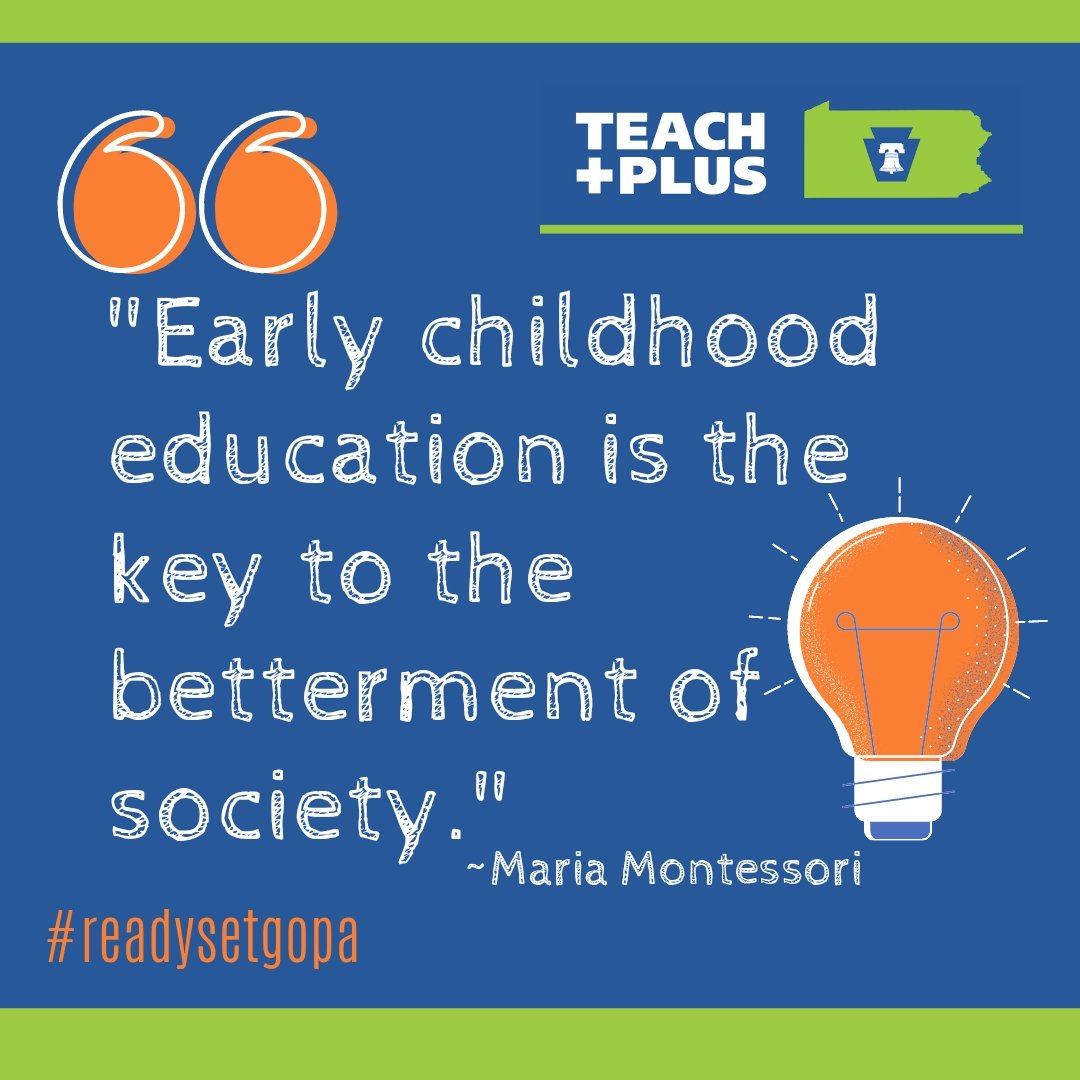 Imagine a future where early childhood professionals are respected as societal foundation builders... #readysetgopa