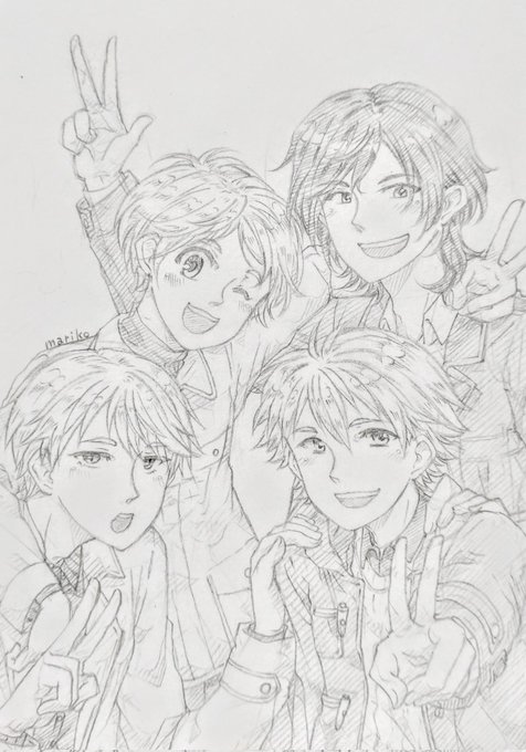 #アナログ #イラスト #落書き #男の子 