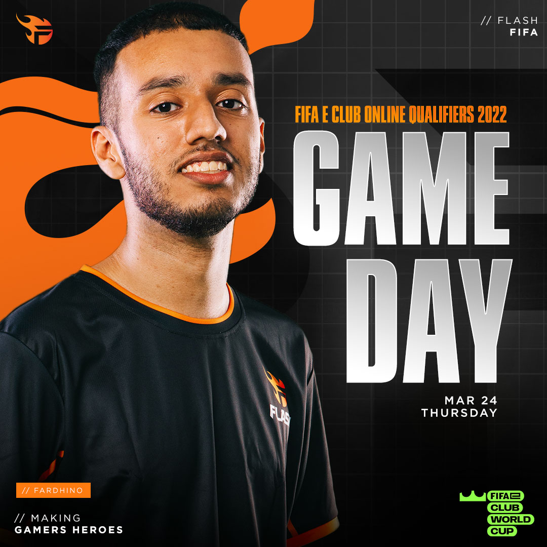 teamflash_gg's tweet photo. ππππ πππ | Team Flash FIFA
Kick off the week with our #FlashFIFA teamβ½ up against Team Haq for WEEK 3 of the FIFAe Club Online Qualifiers - Division 1πtomorrow at 6:30 PM (SGT)πΈπ¬
#TeamFlash #MakingGamersHeroes #FIFAe https://t.co/hDu8PRsPxO