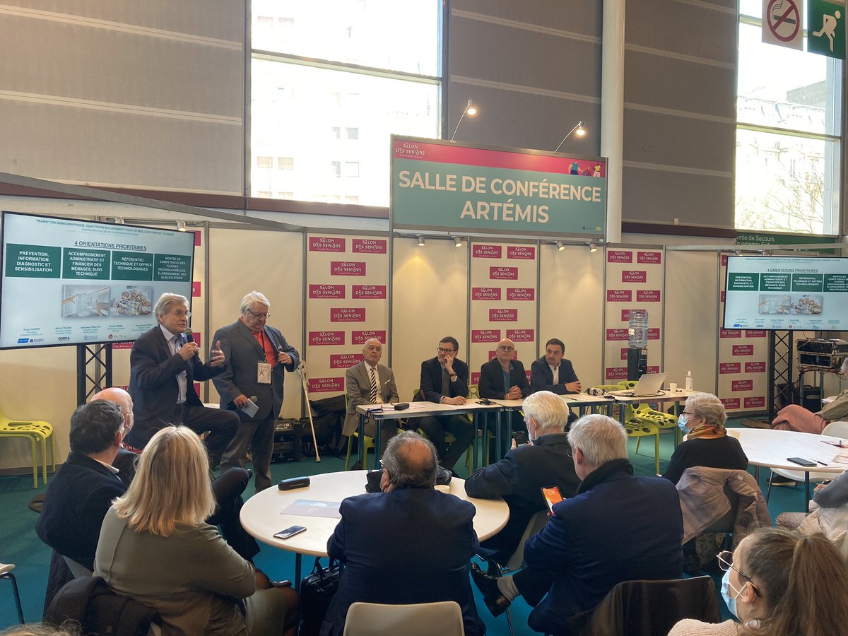 Aujourd’hui, sur le <a href="/Salon_seniors/">Le Salon des Seniors</a> le #Club lance son groupe de travai « Adaptation du logement pour un meilleur confort d’usage » ✅
Avec <a href="/jpasgdbf/">Arnoux jean-Philippe</a> <a href="/saintgobain/">Saint-Gobain</a> <a href="/Guerin_Serge/">Serge Guérin</a> <a href="/MouvementSOLIHA/">Mouvement SOLIHA</a> <a href="/bel_avie/">BelAvie</a> <a href="/francesilvereco/">FRANCE SILVER ÉCO</a> <a href="/Renoinfomaison/">réno-info-maison</a> <a href="/JPCHIRAT/">Jean-Pascal CHIRAT</a> <a href="/Fede_Ascenseurs/">Fédération des Ascenseurs</a> <a href="/MalakoffHumanis/">Malakoff Humanis</a>