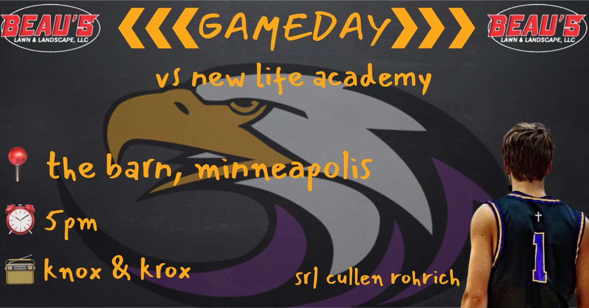 shseaglesbball's tweet photo. Tonight we take on New Life Academy at Williams Arena in Minneapolis for the quarterfinals in the MSHSL state tournament. 

Go Eagles 🦅 https://t.co/aMAdMrC7Cd