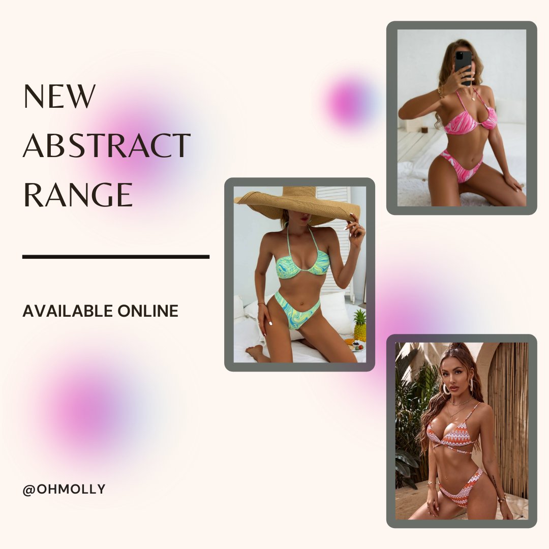 ohmollyyyyy's tweet photo. Shop our gorgeous new Abstract Swimwear Range!
Available online now on https://t.co/tQHXCJucU5
#ohmolly #TUSMolly #Swimwear #summer https://t.co/YxqGWsoMRd