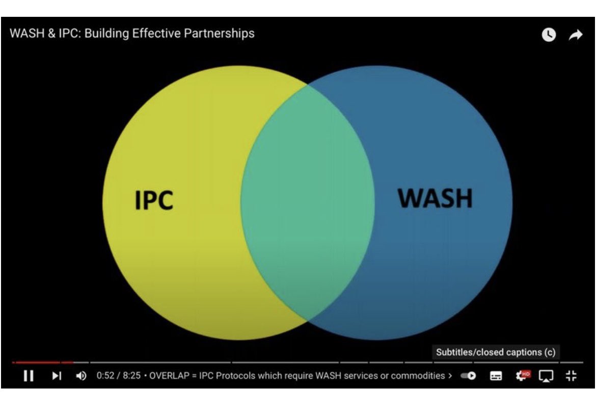 WASH_FOR_HEALTH's tweet image. Let’s talk about building effective #WASHinHCF &amp;amp; #infectionprevention partnerships. Yes to this! Nice summary video from the WASH in health care facilities community of practice on the importance of addressing the intersection of the Venn diagram 👇 youtu.be/0FhKMwomsQE
