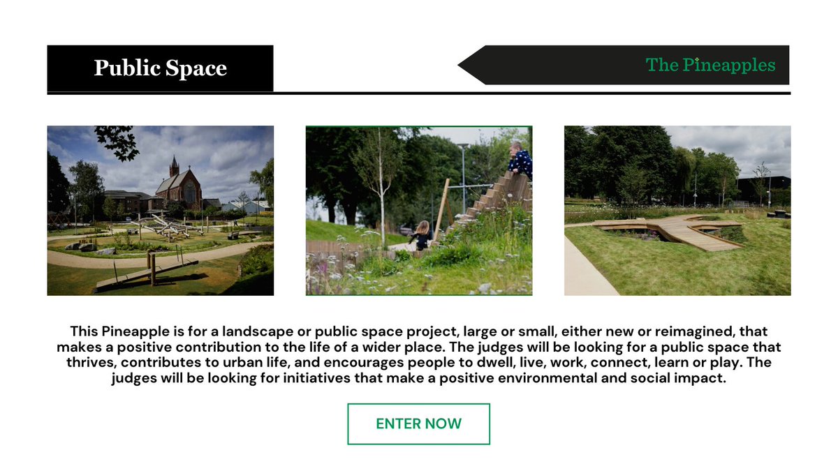 <a href="/growgreenMCR/">GrowGreen Manchester</a> was a winner at #thepineapples 2021
The project demonstrated innovation, by creating an intelligent landscape and contribution to community wellness and healthy living. Read more here: bit.ly/3qsSYqw

Could your initiative win a Pineapple?