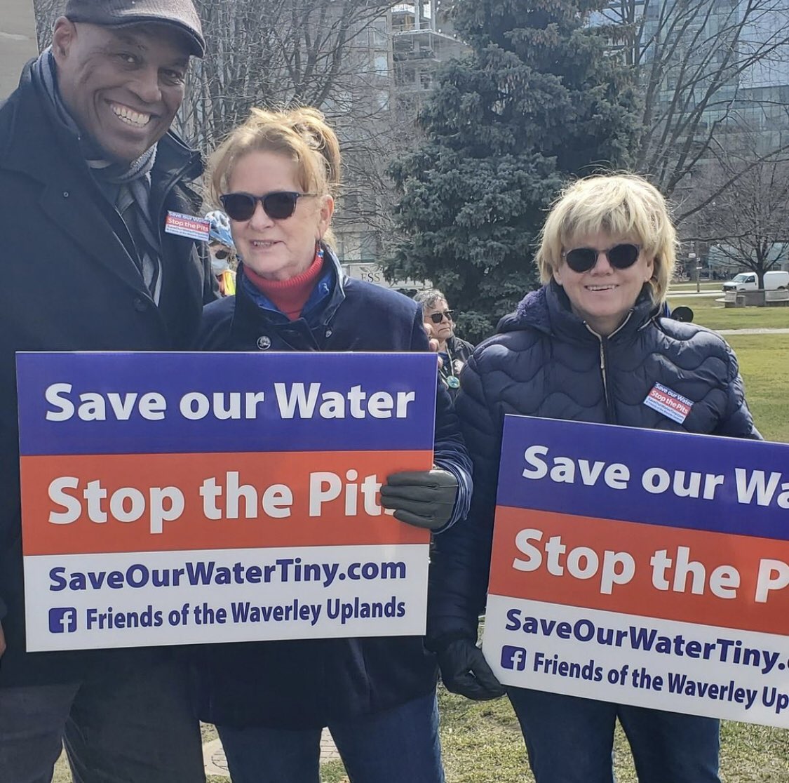 It was beautiful Day to support our water in Ontario. #WorldsPurestWater <a href="/SaveOurWaterTi1/">SaveOurWaterTiny</a> #ReformGravelMining #WorldWaterDay