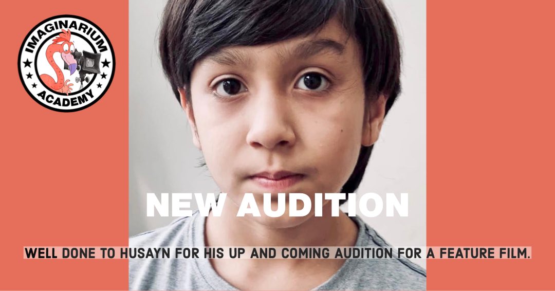 Well done to Husayn for his up and coming audition for a feature film. Even on holiday is perfecting his craft! #youngperformer #audition #actorslife #screenacting #imaginariumacademy
