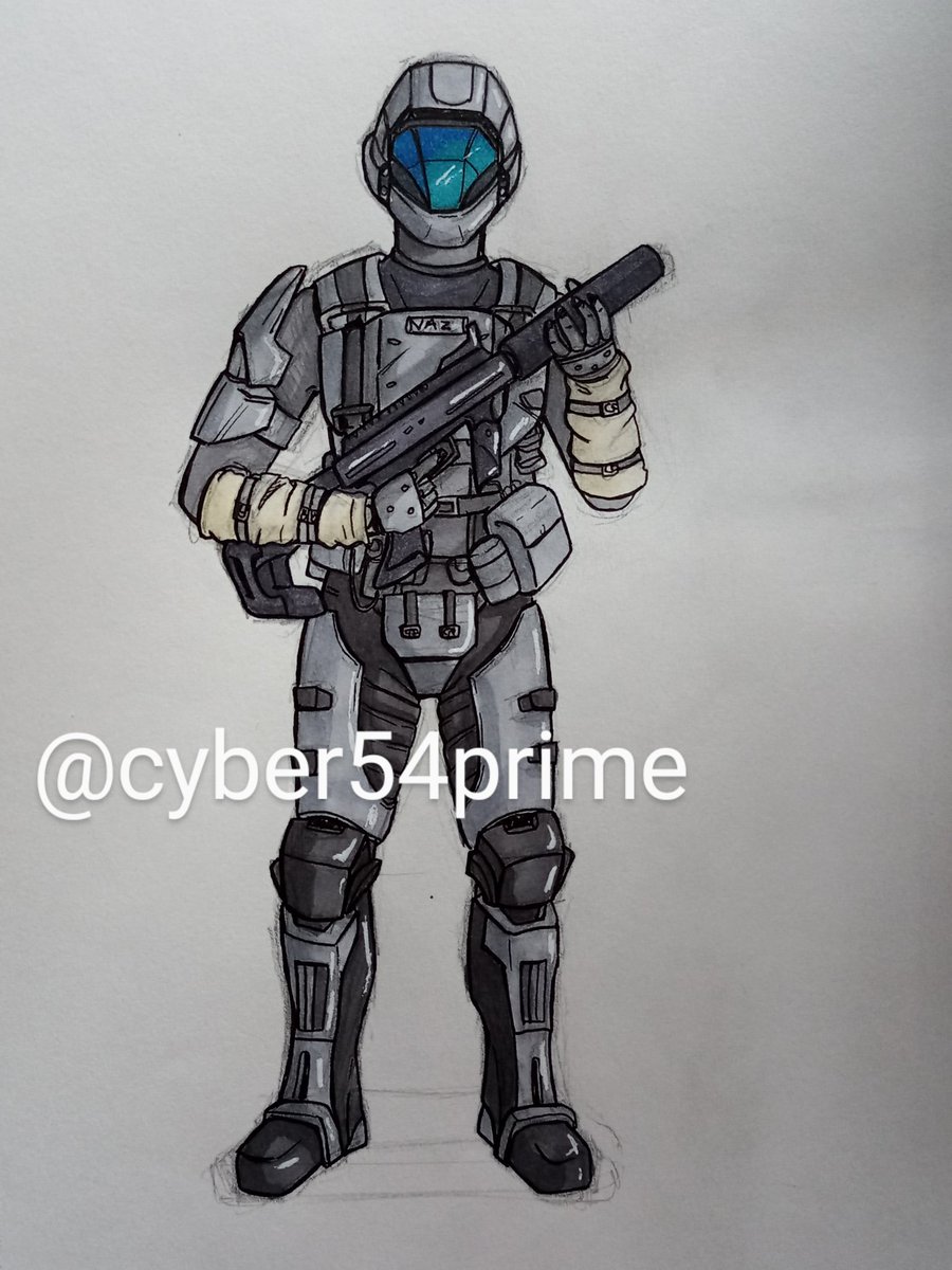 Cyber54prime's tweet photo. #odst week day 3 #vaz from #kilofive #halo https://t.co/NXpnPUzf0B