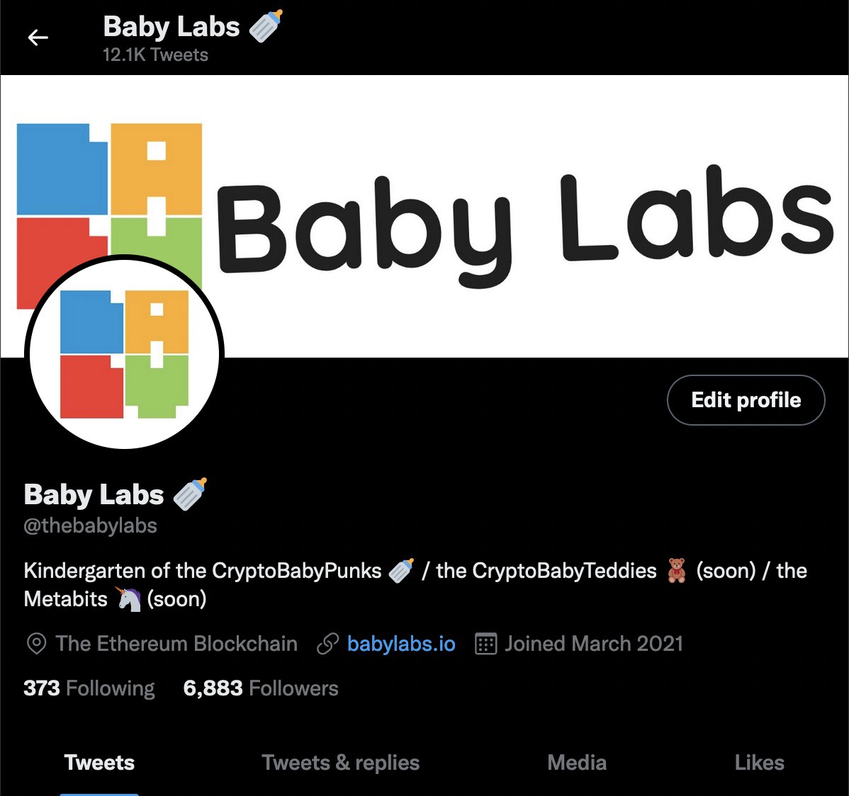cryptobabypunks's tweet photo. BabyPunks Family, in order to be homogeneous with the Discord, the BabyPunks Twitter account become The Baby Labs @thebabylabs 🍼

It will be the kindergarten of the BabyPunks, the BabyTeddies and the Metabits. 

👉 https://t.co/Obk5BBVqq3
💬 https://t.co/SJf9GBbERY https://t.co/4lo2QJmFre