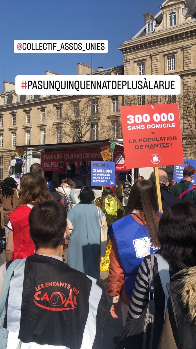 📢 Mobilisation @CollAssoUnies contre le mal-logement
#UnToitCestUnDroit #PasUnQuinquennatDePlusÀLaRue