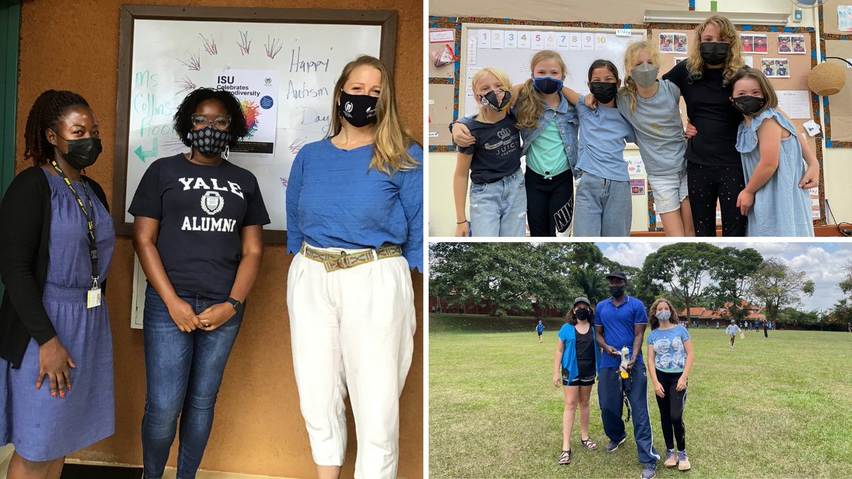 ISofUganda's tweet photo. As part of Neurodiversity Week, #ISUedu celebrates Autism Spectrum by wearing 🔵! #Autism strengths can include: perfect pitch, visual acuity, pattern recognition, honesty and ethics. Role models include Dan Aykroyd, Albert Einstein, Daryl Hannah, Anthony Hopkins &amp; Tim Burton! https://t.co/AcEKO3nGoW