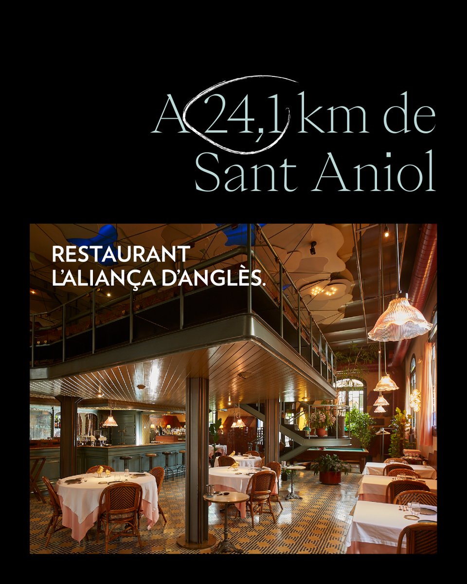 Sant_Aniol's tweet photo. El restaurant L’Aliança d’Anglès ofereix plats d’autor, respectant la temporalitat del producte i del territori, en un edifici modernista del 1919.

Gràcies per compartir el nostre #OrigenVolcànic.

#SantAniol #AiguaSantAniol #AiguaMineral #GuiaRestaurants #Gastronomia https://t.co/4hJKfoWgBR