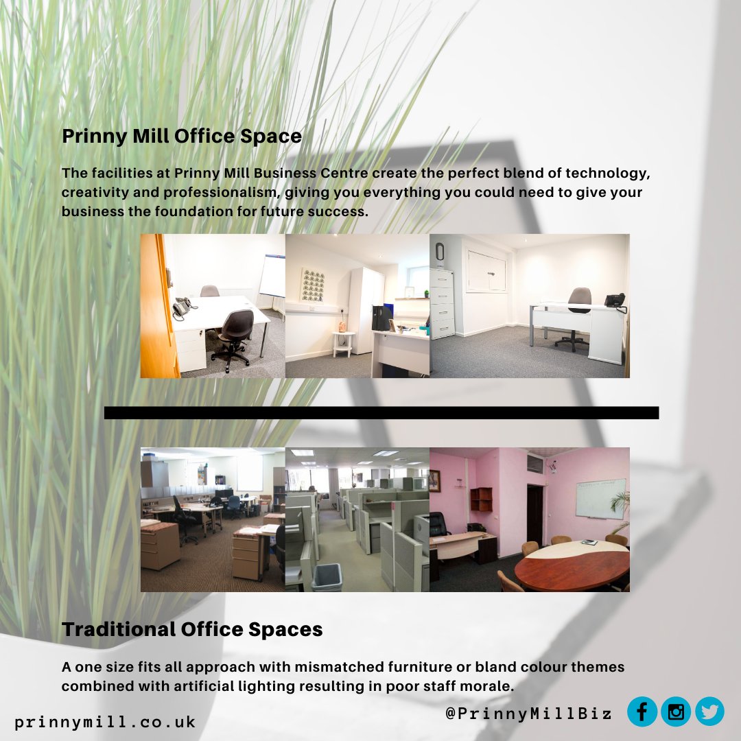 Why stay traditional when you can make your office your second home here at Prinny Mill!

We thrive in helping business grow and giving them a modern space what they can make they're own. 

We have #office #space available here at #PMBC 

To find out more info
📞01706 240010