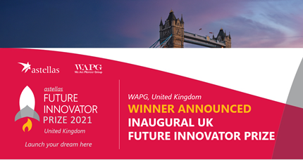 Together with @AstellasEurope we are excited to announce the winner of the Future Innovator Prize!

@ImmtuneTx was selected for their interesting approach in immuno-oncology, cell and gene therapies, and regenerative medicine.

#Research #Innovation #GeneTherapy #BioTechnology