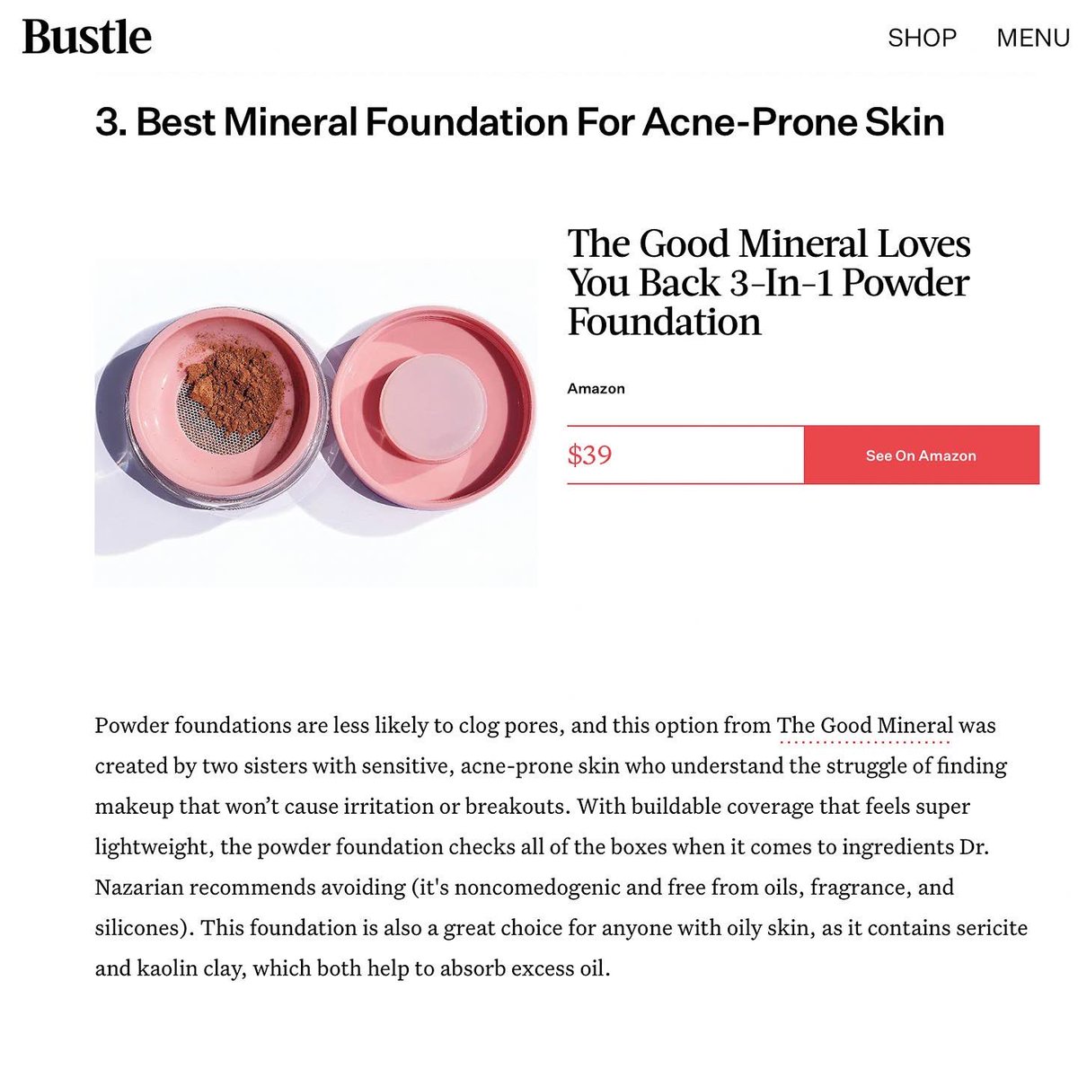 Featured in <a href="/bustle/">Bustle</a> ✨

bustle.com/style/best-fou…