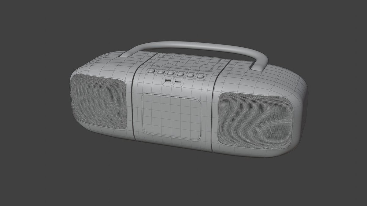 Made a cute-ish pink radio for my #modelingmarch challenge
#b3d #blender #blende3d #3dmodeling #design #gfx #cycles #eevee