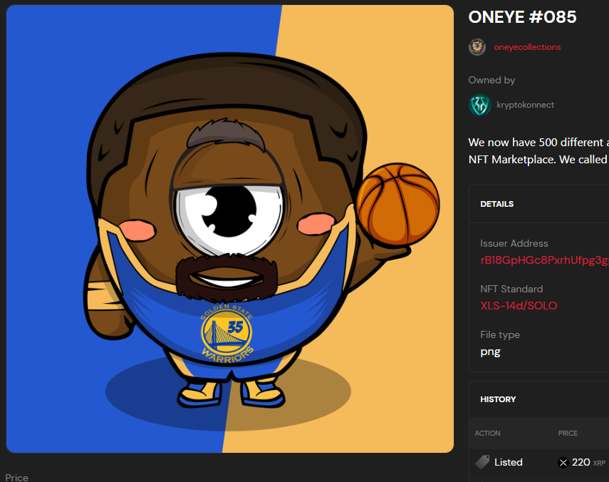 Krypto_Konnect's tweet photo. 📢 My #oneye #081 #AirJordan found a new home last night! I am sad to part with him. But I was glad to see a FELLOW @moneymindedapes #hodler bought him. Let me know who you are. I keeping my #085 #durant @KDTrey5 listed for ONLY 220 #XRP TODAY only. Will be 300 tomorrow. https://t.co/TpfX585xIh