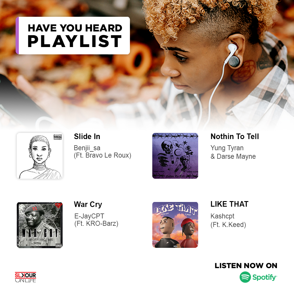slikouron's tweet photo. Tap in on our #HaveYouHeard Spotify playlist to find some freshly new tunes to add to your playlist 🔥🔗… Stream here: https://t.co/mlIONstRod https://t.co/7xeqddOwdY