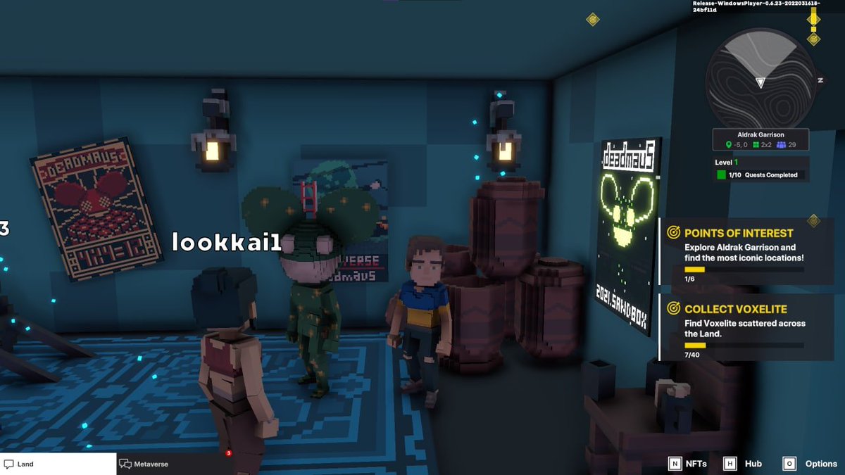 r0st14_'s tweet photo. @TheSandboxGame @deadmau5 I just participated in the daily #SandboxAlphaS2Contest for a chance to earn up to 1,000 $SAND! Starting March 17 - Selfie with Deadmau5. Check out my screenshot below!
👇 #SandboxAlphaS2 https://t.co/NcS1kKFFK6