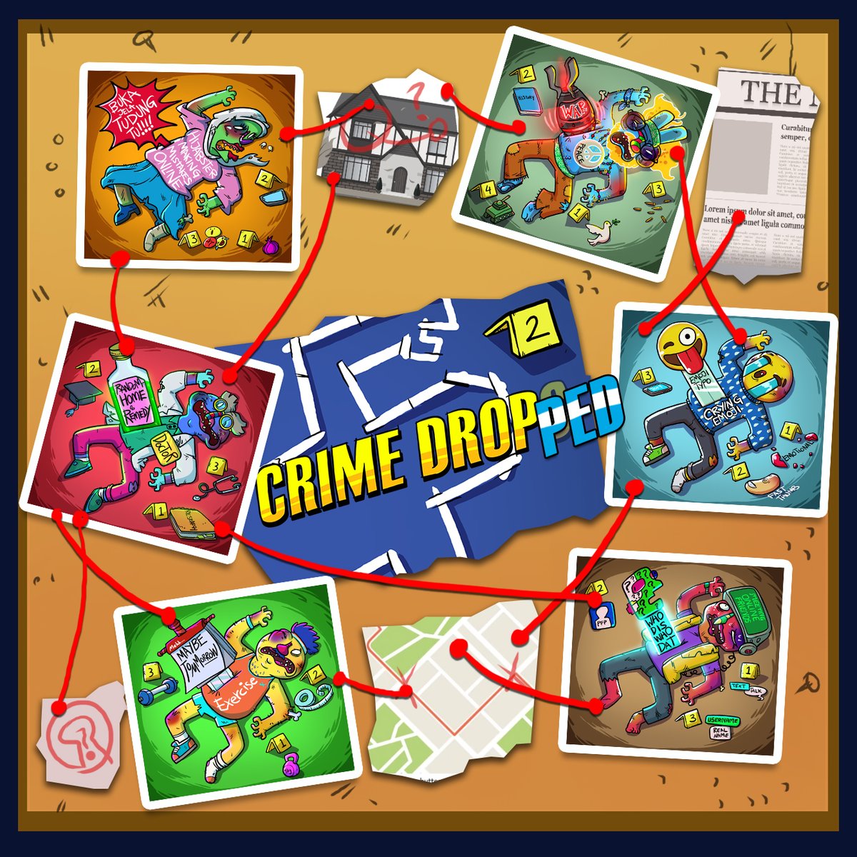 CrimeDrops's tweet photo. 👮👮👮 HELLLOOOOO Detectives!!
We just dropped 6 beautiful Crime Scenes on @pentas_io. Be the first to grab it and may you solve the case in the future!

Click here to grab one! https://t.co/33sl91IJKS

#nftcommunity #nftart #nftmy #nft #art #drawing #crimescene https://t.co/fbnzl1SKFz