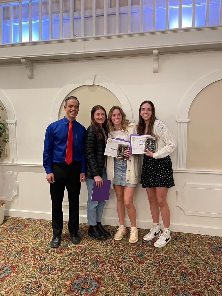 Congratulations to <a href="/morgantompkins_/">Morgan Tompkins</a> <a href="/emiliekentt/">emilie kent</a> &amp; <a href="/mckenzsimmons/">McKenzie Simmons</a>  for being honored at the <a href="/SectionIXSports/">Section IX Athletics</a> Coaches Association All Stars Banquet in Middletown. Morgan was also honored as Player of the Year for B Schools &amp; Coach Makebish as Coach of the Year for B Schools