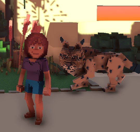 BowlSmurf's tweet photo. @TheSandboxGame Oh no shes eyeing on me 😅 #SandboxAlphaS2Contest #SandboxAlphaS2 https://t.co/vcYdFBXb7F