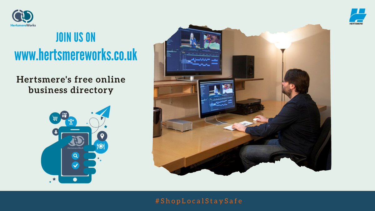 HertsmereBC's tweet photo. Producer/Director Rob Finlay is one of the local businesses in our online business directory, Hertsmere Works.
Rob said: "I believe it will help us reach new B2B customers and remind others about the great services available on their doorstep."
#shoplocal #shoplocalstaysafe https://t.co/zh5rIg9YhE